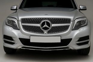 Передняя решетка Diamond Silver (2013-2015) для Mercedes GLK сlass X204